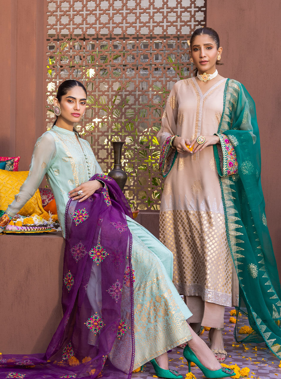 Zainab Chottani | Luxury Pret | ZHALEY by Zainab Chottani - Designer Dress - Type: Ladies Clothes - Available at Sana Yasir - 100% Original