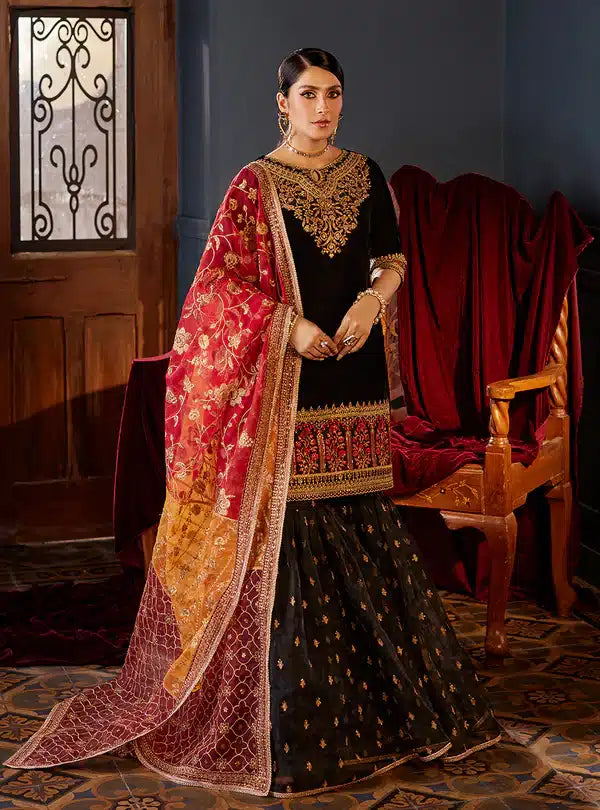 Zainab Chottani | Luxury Velvet Collection 23 | Mehr Mah by Zainab Chottani - Designer Dress - Type: Formal - Available at Sana Yasir - 100% Original