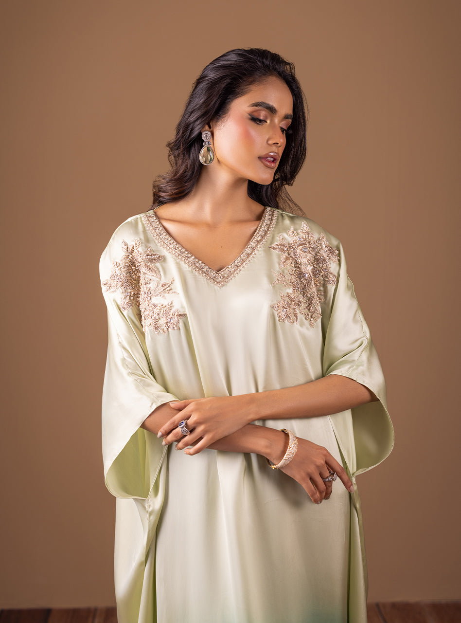 Zainab Chottani | Semi Formals | AQUA FLAME by Zainab Chottani - Designer Dress - Type: Ladies Clothes - Available at Sana Yasir - 100% Original
