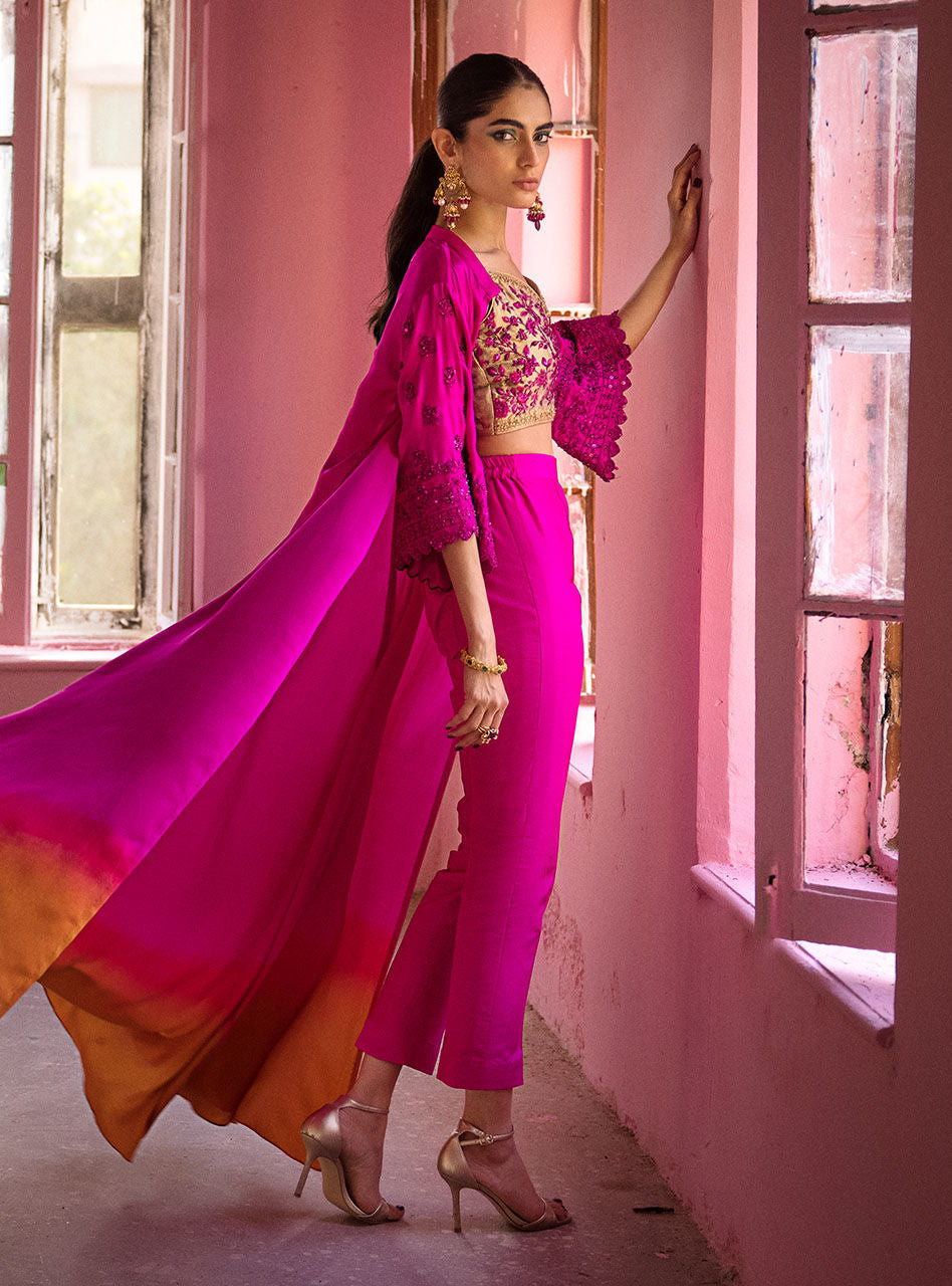 Zainab Chottani | Semi Formals | BLUSHING ROSEATTE by Zainab Chottani - Designer Dress - Type: Ladies Clothes - Available at Sana Yasir - 100% Original