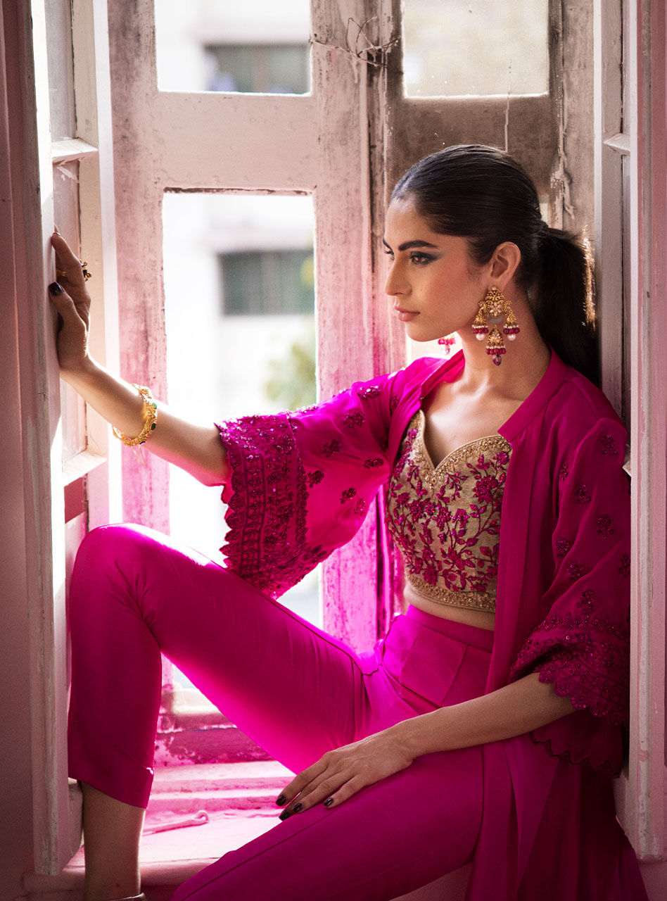 Zainab Chottani | Semi Formals | BLUSHING ROSEATTE by Zainab Chottani - Designer Dress - Type: Ladies Clothes - Available at Sana Yasir - 100% Original