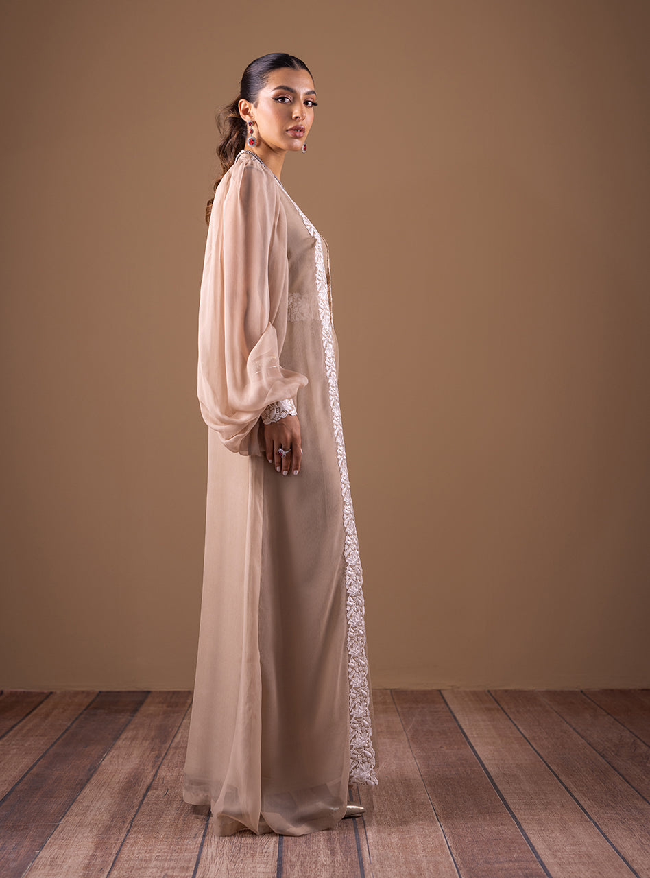 Zainab Chottani | Semi Formals | CHAMPAGNE FLOW by Zainab Chottani - Designer Dress - Type: Ladies Clothes - Available at Sana Yasir - 100% Original