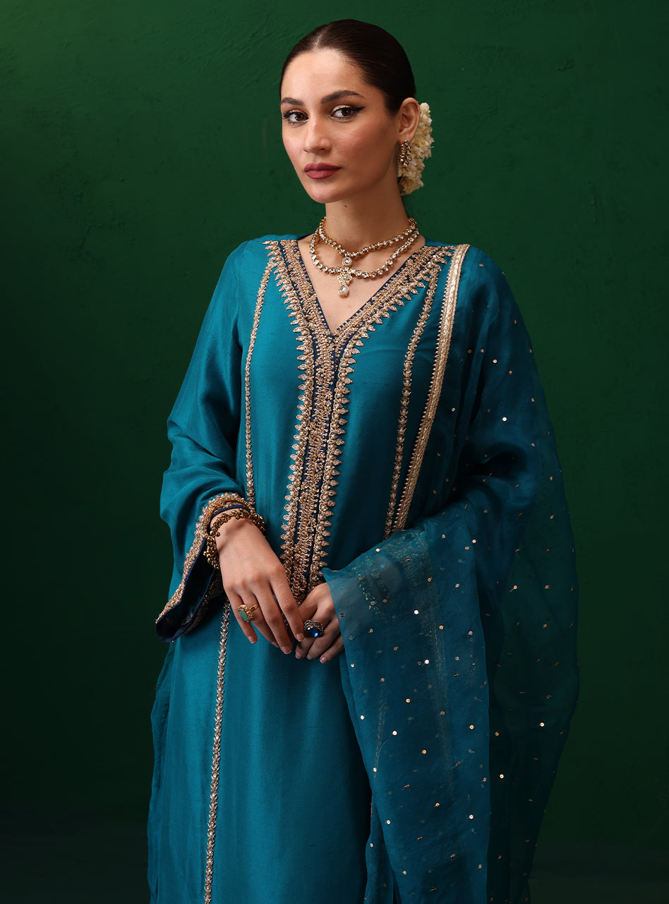 Zainab Chottani | Semi Formals | DERYA by Zainab Chottani - Designer Dress - Type: Ladies Clothes - Available at Sana Yasir - 100% Original