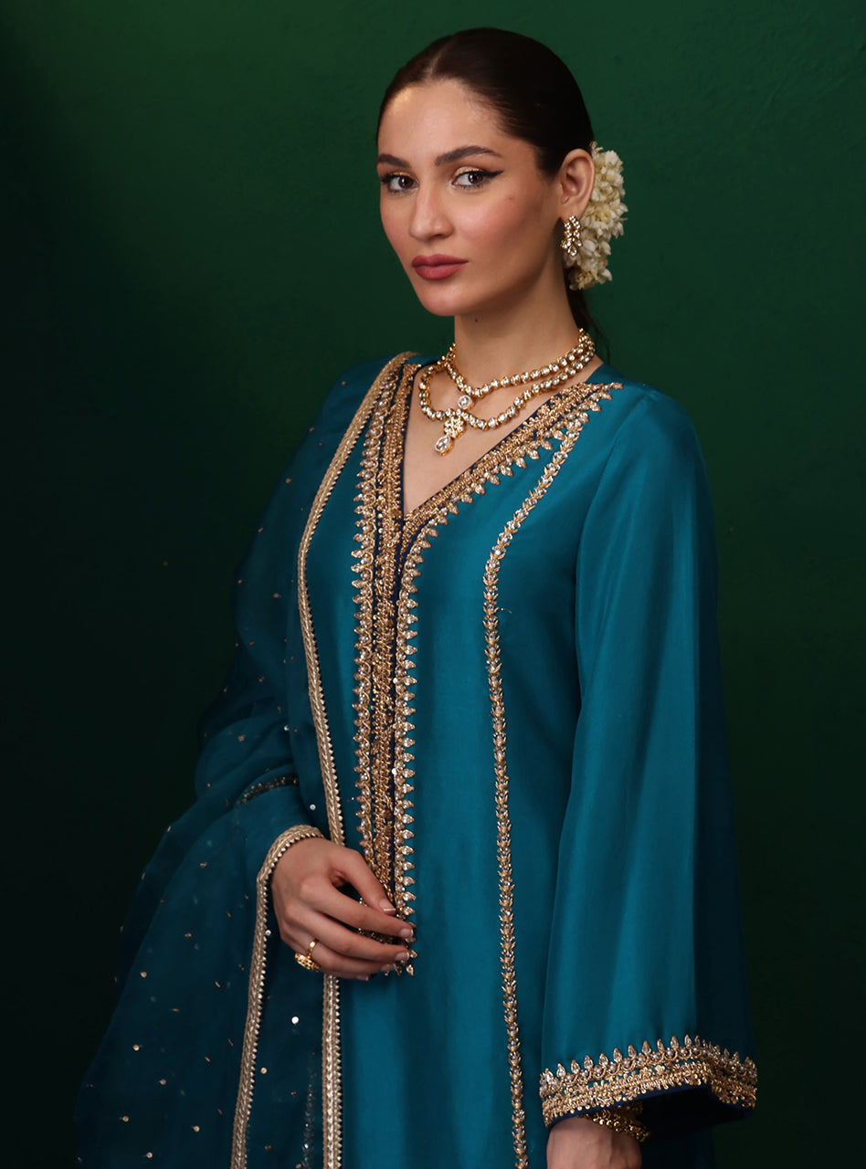 Zainab Chottani | Semi Formals | DERYA by Zainab Chottani - Designer Dress - Type: Ladies Clothes - Available at Sana Yasir - 100% Original