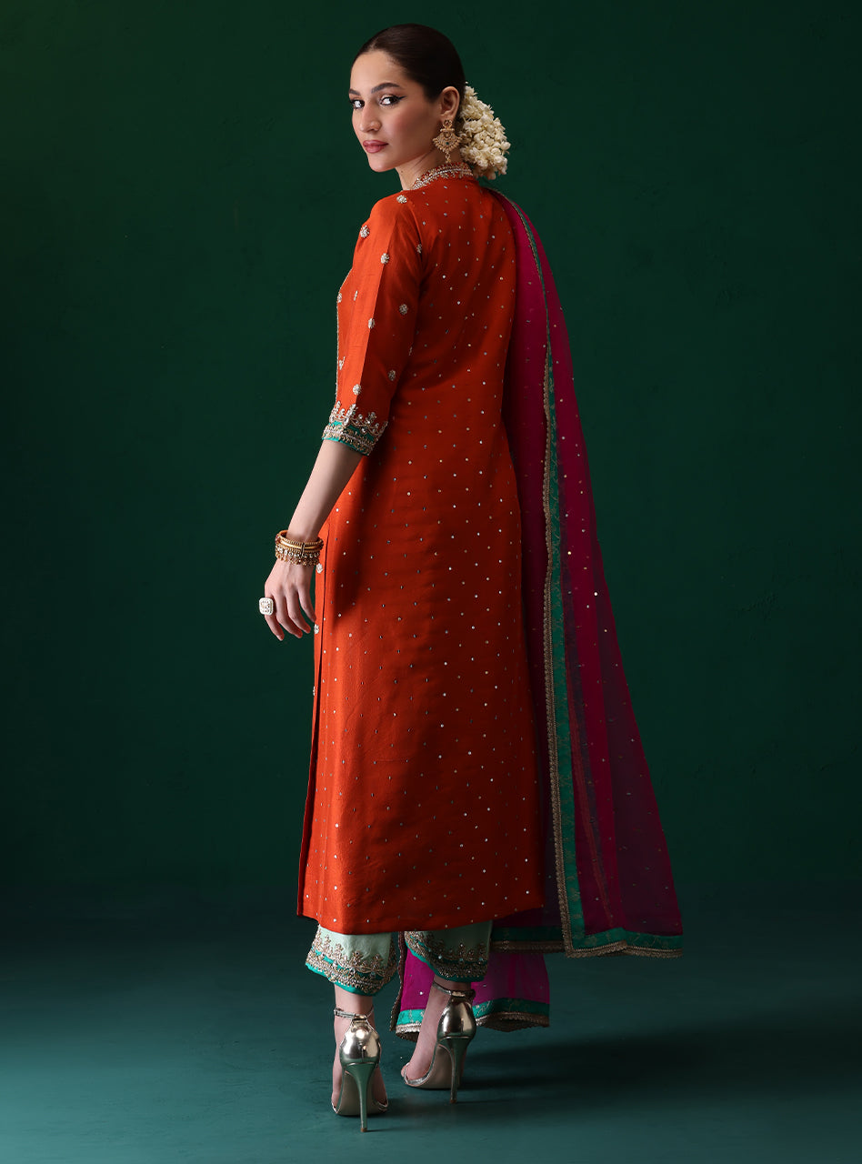 Zainab Chottani | Semi Formals | GULNOOR by Zainab Chottani - Designer Dress - Type: Ladies Clothes - Available at Sana Yasir - 100% Original