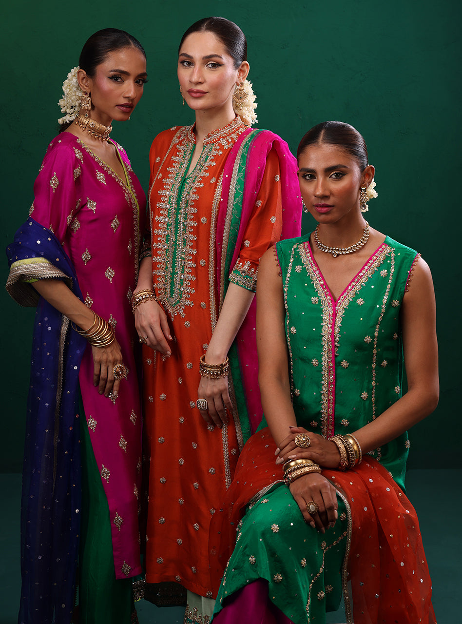 Zainab Chottani | Semi Formals | GULNOOR by Zainab Chottani - Designer Dress - Type: Ladies Clothes - Available at Sana Yasir - 100% Original