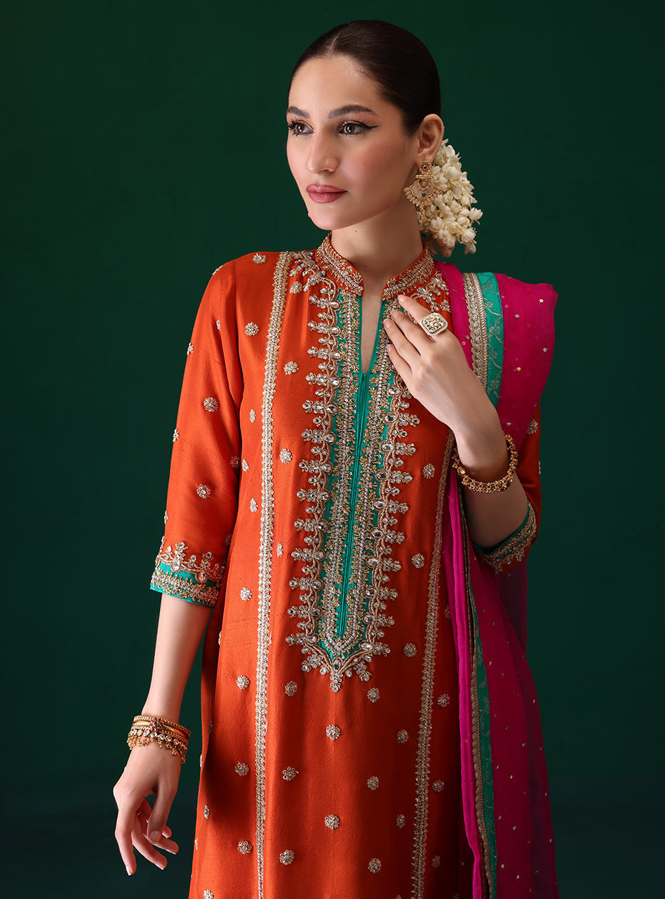 Zainab Chottani | Semi Formals | GULNOOR by Zainab Chottani - Designer Dress - Type: Ladies Clothes - Available at Sana Yasir - 100% Original