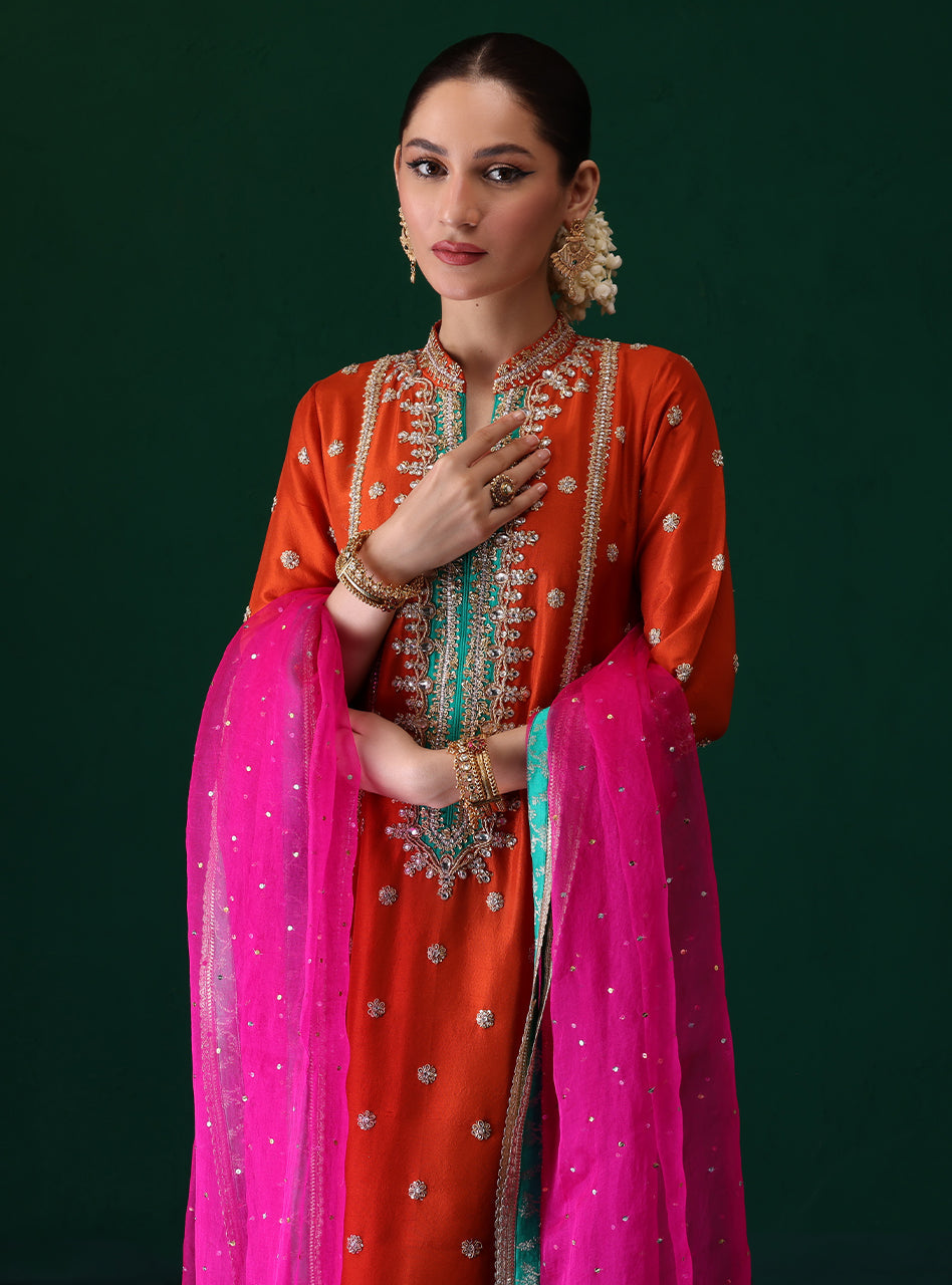 Zainab Chottani | Semi Formals | GULNOOR by Zainab Chottani - Designer Dress - Type: Ladies Clothes - Available at Sana Yasir - 100% Original