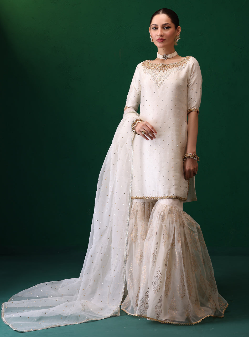 Zainab Chottani | Semi Formals | MEERAZ by Zainab Chottani - Designer Dress - Type: Ladies Clothes - Available at Sana Yasir - 100% Original