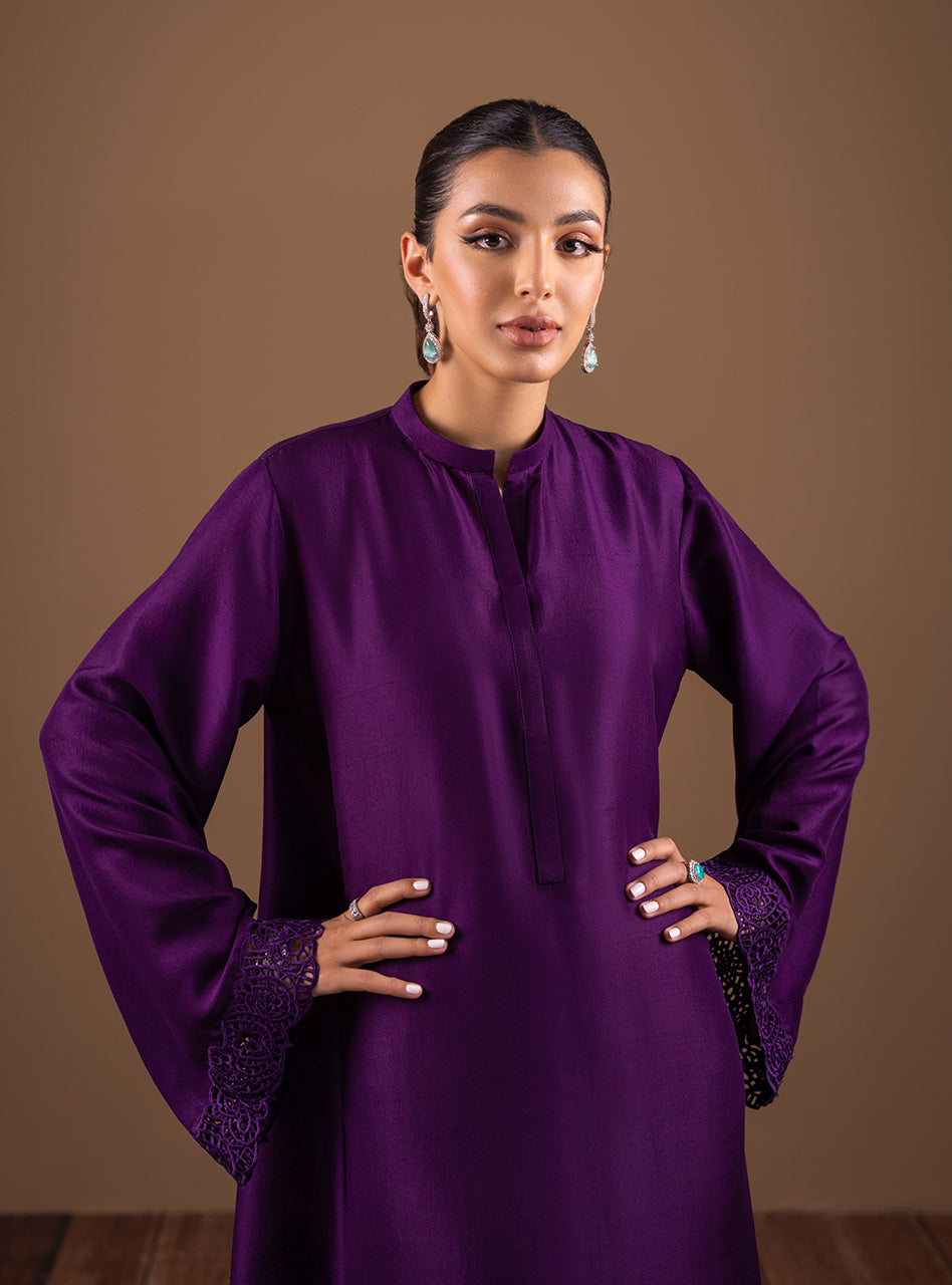 Zainab Chottani | Semi Formals | PURPLE NIGHT by Zainab Chottani - Designer Dress - Type: Ladies Clothes - Available at Sana Yasir - 100% Original