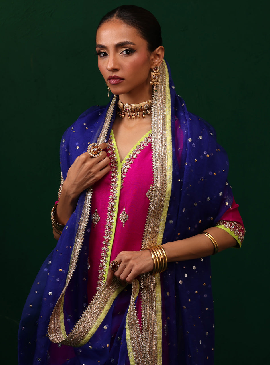 Zainab Chottani | Semi Formals | ZENEL by Zainab Chottani - Designer Dress - Type: Ladies Clothes - Available at Sana Yasir - 100% Original