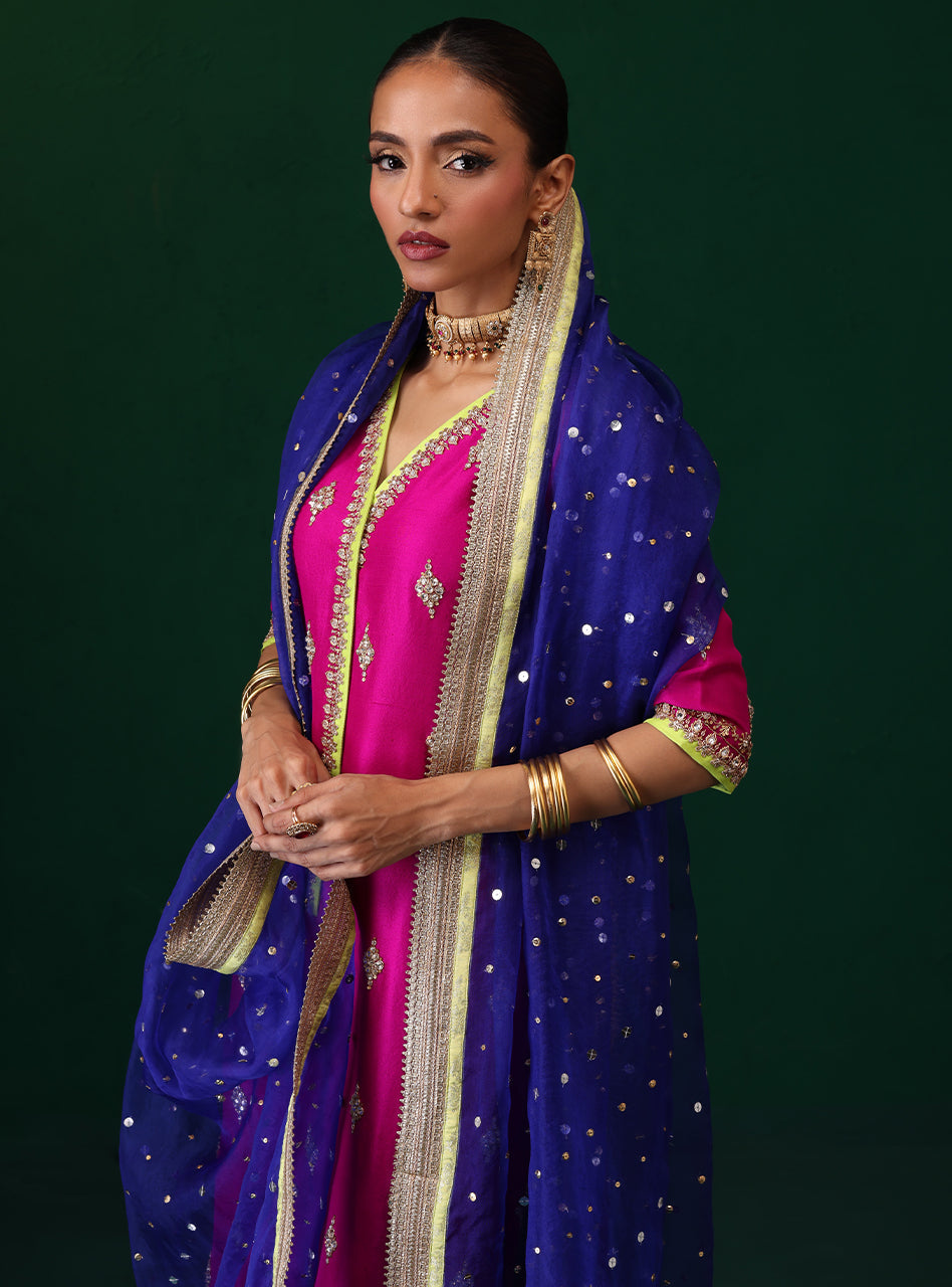 Zainab Chottani | Semi Formals | ZENEL by Zainab Chottani - Designer Dress - Type: Ladies Clothes - Available at Sana Yasir - 100% Original