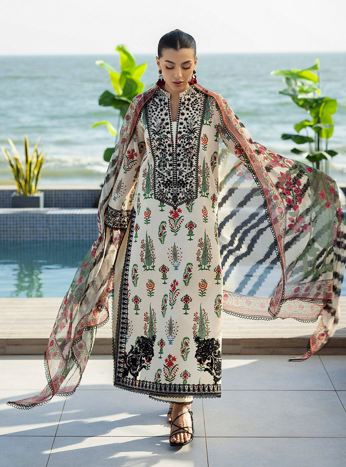 Zainab Chottani | Tahra Lawn 25 | Azureh by Zainab Chottani - Designer Dress - Type: Ladies Clothes - Available at Sana Yasir - 100% Original