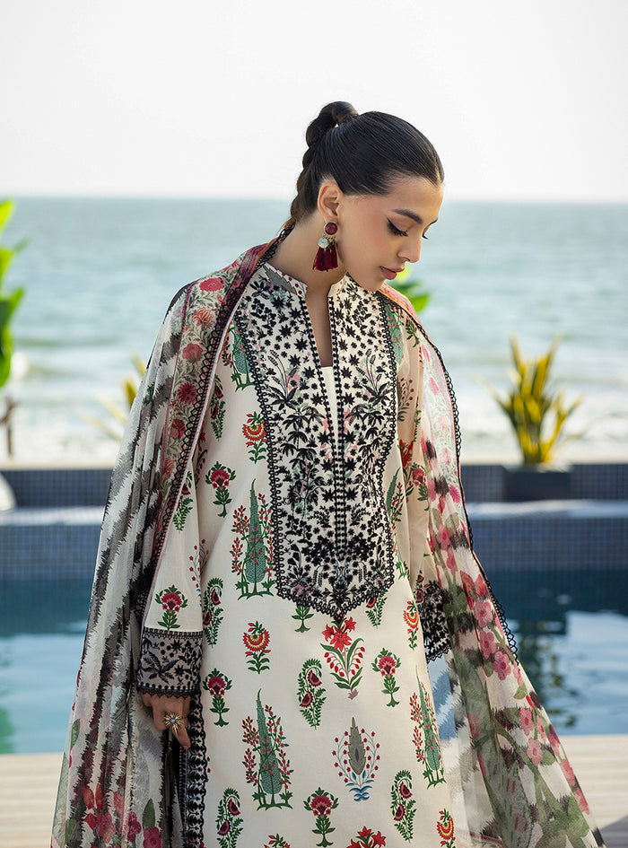 Zainab Chottani | Tahra Lawn 25 | Azureh by Zainab Chottani - Designer Dress - Type: Ladies Clothes - Available at Sana Yasir - 100% Original