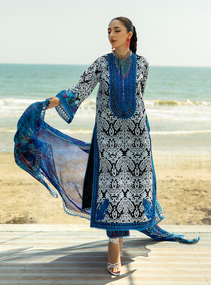 Zainab Chottani | Tahra Lawn 25 | Bella by Zainab Chottani - Designer Dress - Type: Ladies Clothes - Available at Sana Yasir - 100% Original