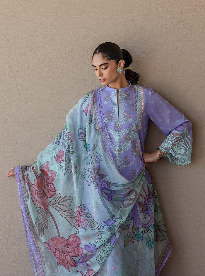Zainab Chottani | Tahra Lawn 25 | Lina by Zainab Chottani - Designer Dress - Type: Ladies Clothes - Available at Sana Yasir - 100% Original
