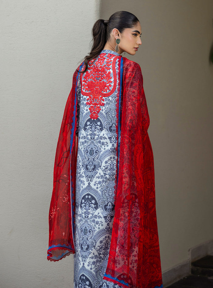 Zainab Chottani | Tahra Lawn 25 | Syra by Zainab Chottani - Designer Dress - Type: Ladies Clothes - Available at Sana Yasir - 100% Original
