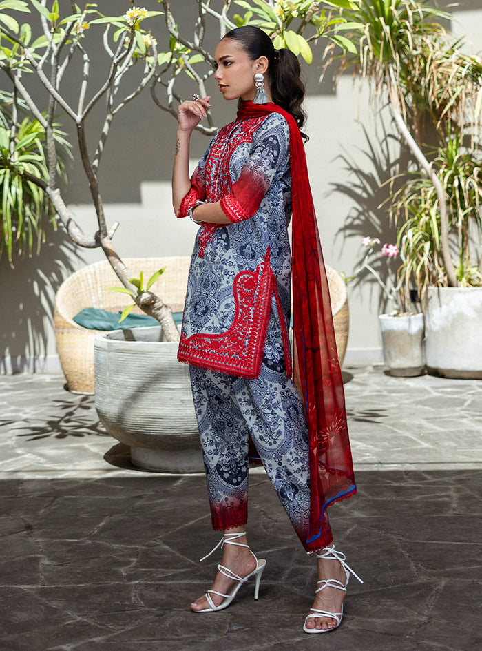 Zainab Chottani | Tahra Lawn 25 | Syra by Zainab Chottani - Designer Dress - Type: Ladies Clothes - Available at Sana Yasir - 100% Original