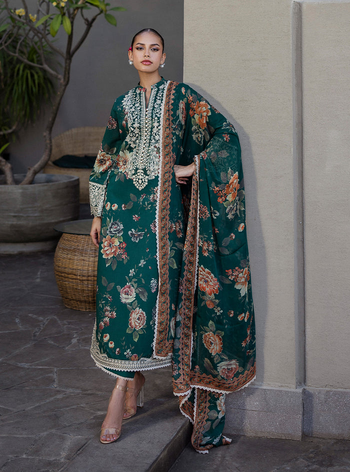 Zainab Chottani | Tahra Lawn 25 | Velina by Zainab Chottani - Designer Dress - Type: Ladies Clothes - Available at Sana Yasir - 100% Original