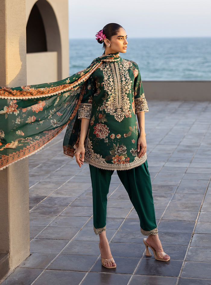 Zainab Chottani | Tahra Lawn 25 | Velina by Zainab Chottani - Designer Dress - Type: Ladies Clothes - Available at Sana Yasir - 100% Original