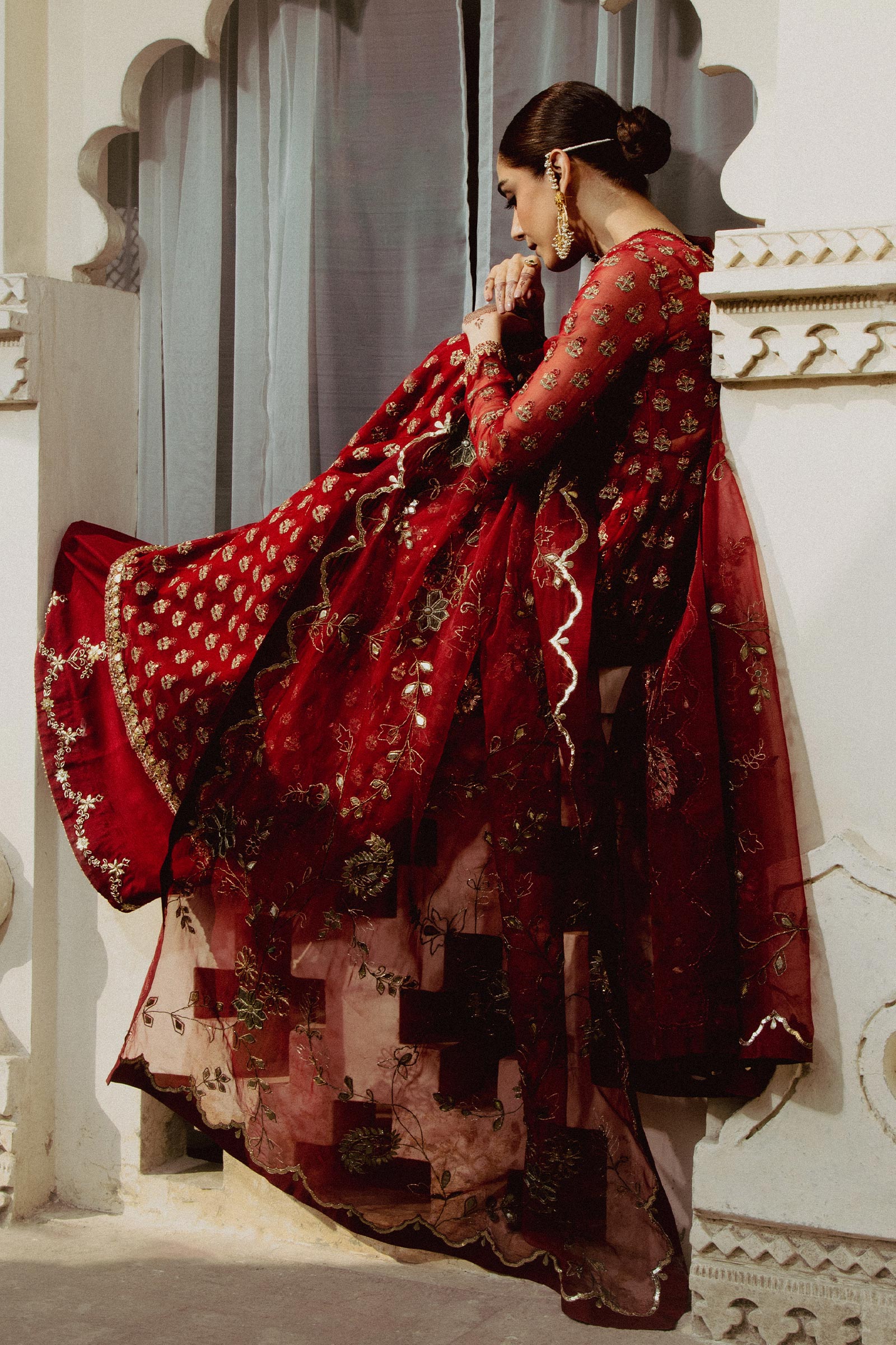 Zara Shahjahan | Bridal 2024 | GUL-MOHAR by Zara Shahjahan - Designer Dress - Type: Ladies Clothes - Available at Sana Yasir - 100% Original