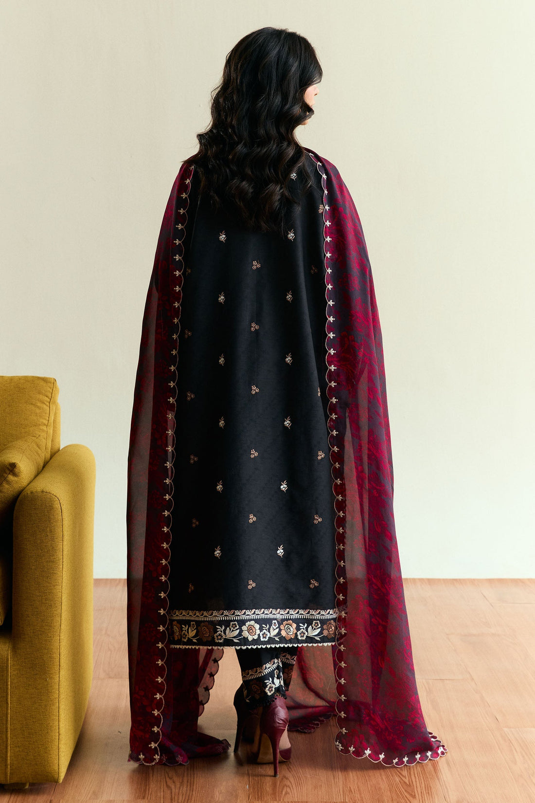 Zara Shahjahan | Coco Eid Edit | Velour-D2 by Zara Sahjahan - Designer Dress - Type: Ladies Clothes - Available at Sana Yasir - 100% Original