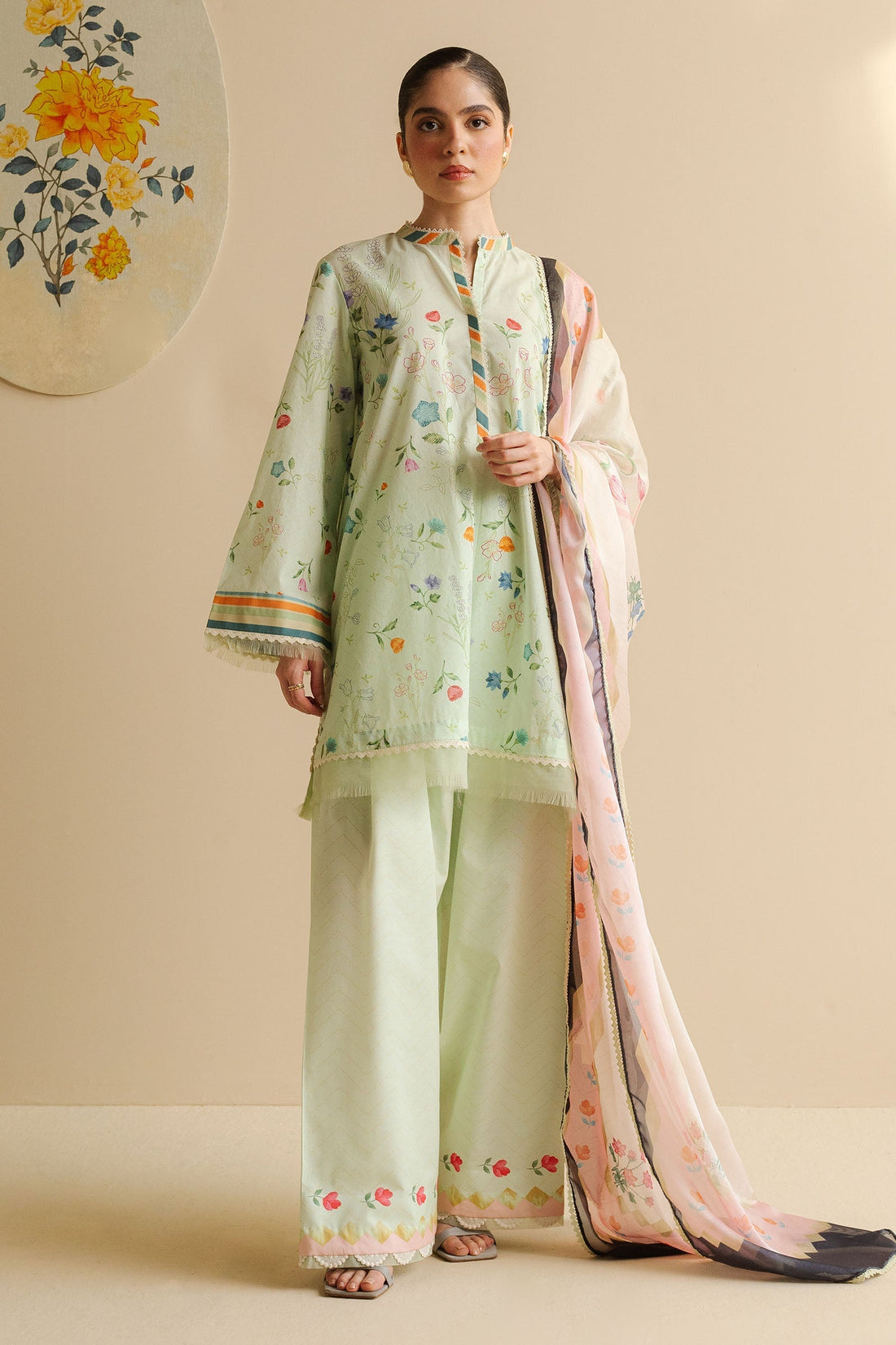 Zara Shahjahan | Coco Prints | Kaia-9A by Zara Shahjahan - Designer Dress - Type: Ladies Clothes - Available at Sana Yasir - 100% Original