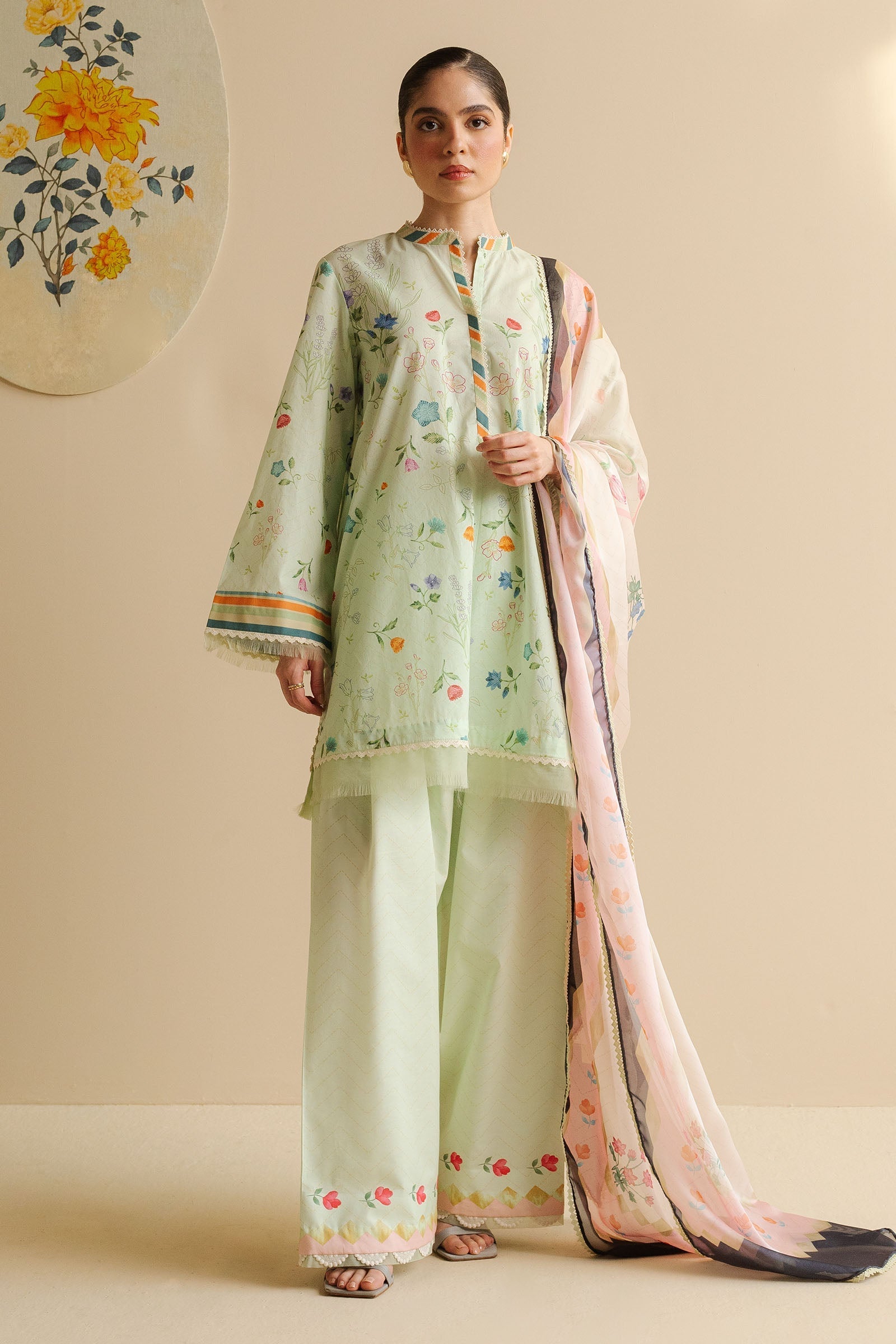 Zara Shahjahan | Coco Prints | Kaia-9A by Zara Shahjahan - Designer Dress - Type: Ladies Clothes - Available at Sana Yasir - 100% Original