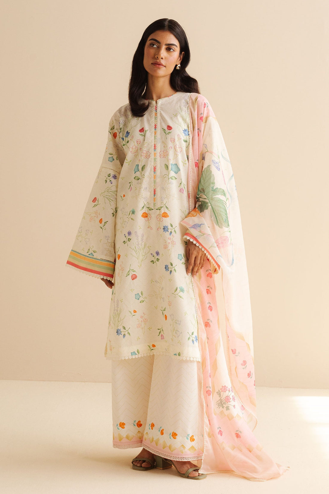 Zara Shahjahan | Coco Prints | Kaia-9B by Zara Shahjahan - Designer Dress - Type: Ladies Clothes - Available at Sana Yasir - 100% Original