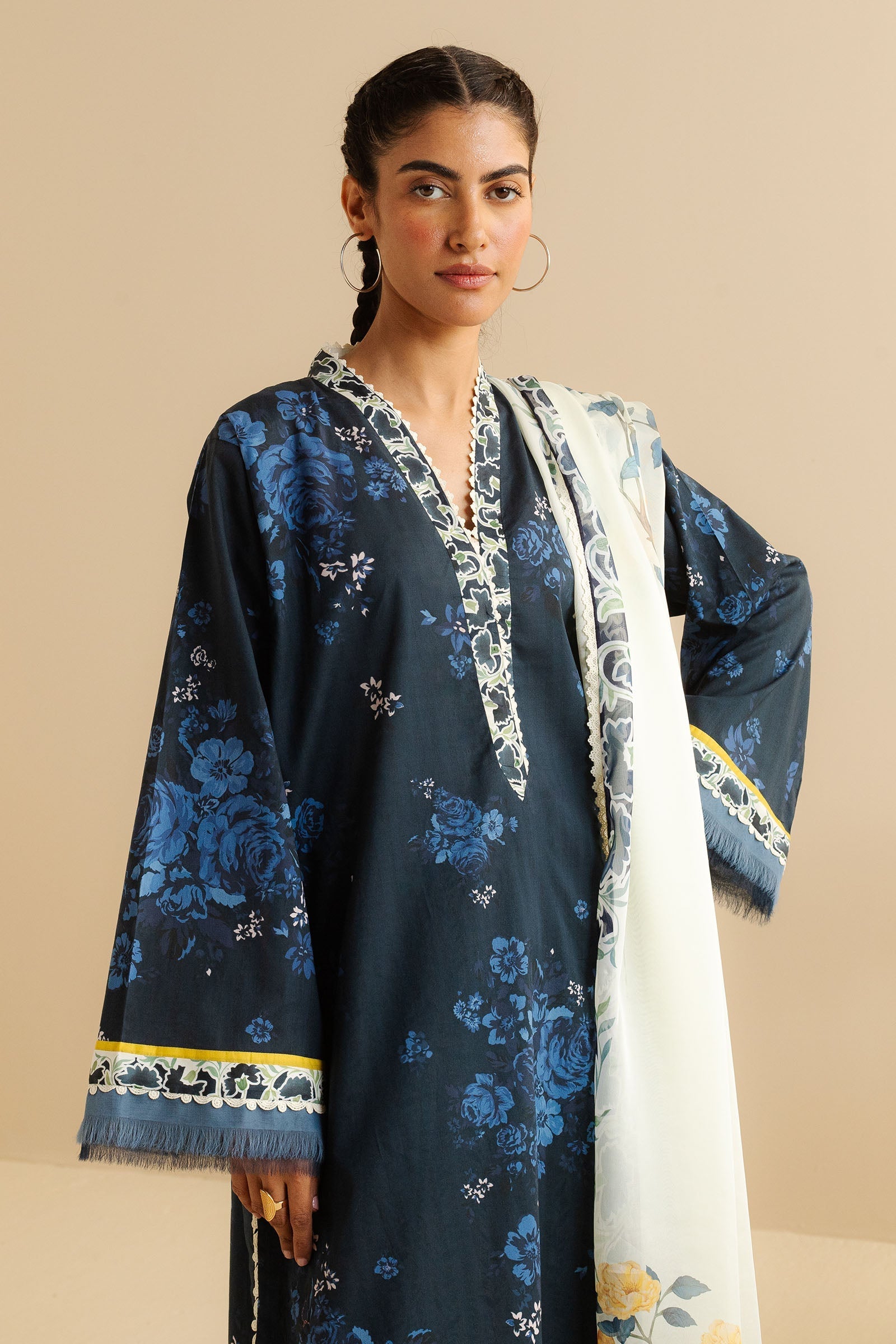 Zara Shahjahan | Coco Prints | Leya-1B by Zara Shahjahan - Designer Dress - Type: Ladies Clothes - Available at Sana Yasir - 100% Original