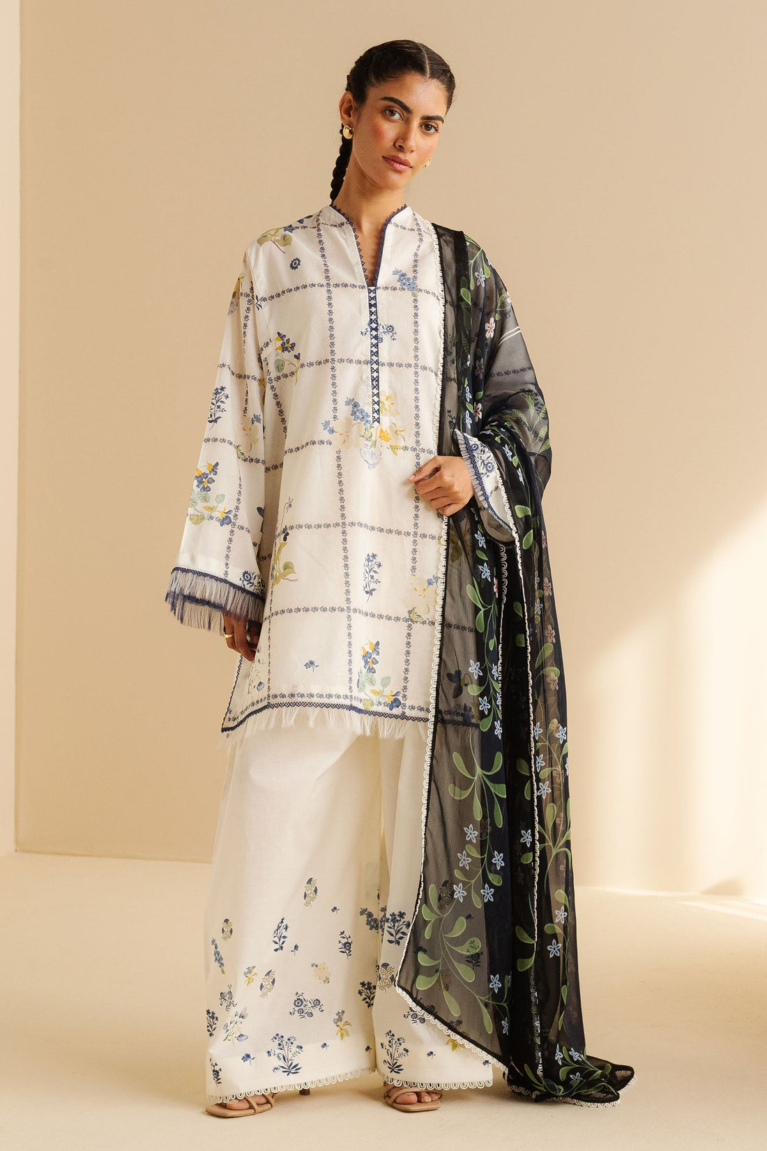 Zara Shahjahan | Coco Prints | Luna-10A by Zara Shahjahan - Designer Dress - Type: Ladies Clothes - Available at Sana Yasir - 100% Original