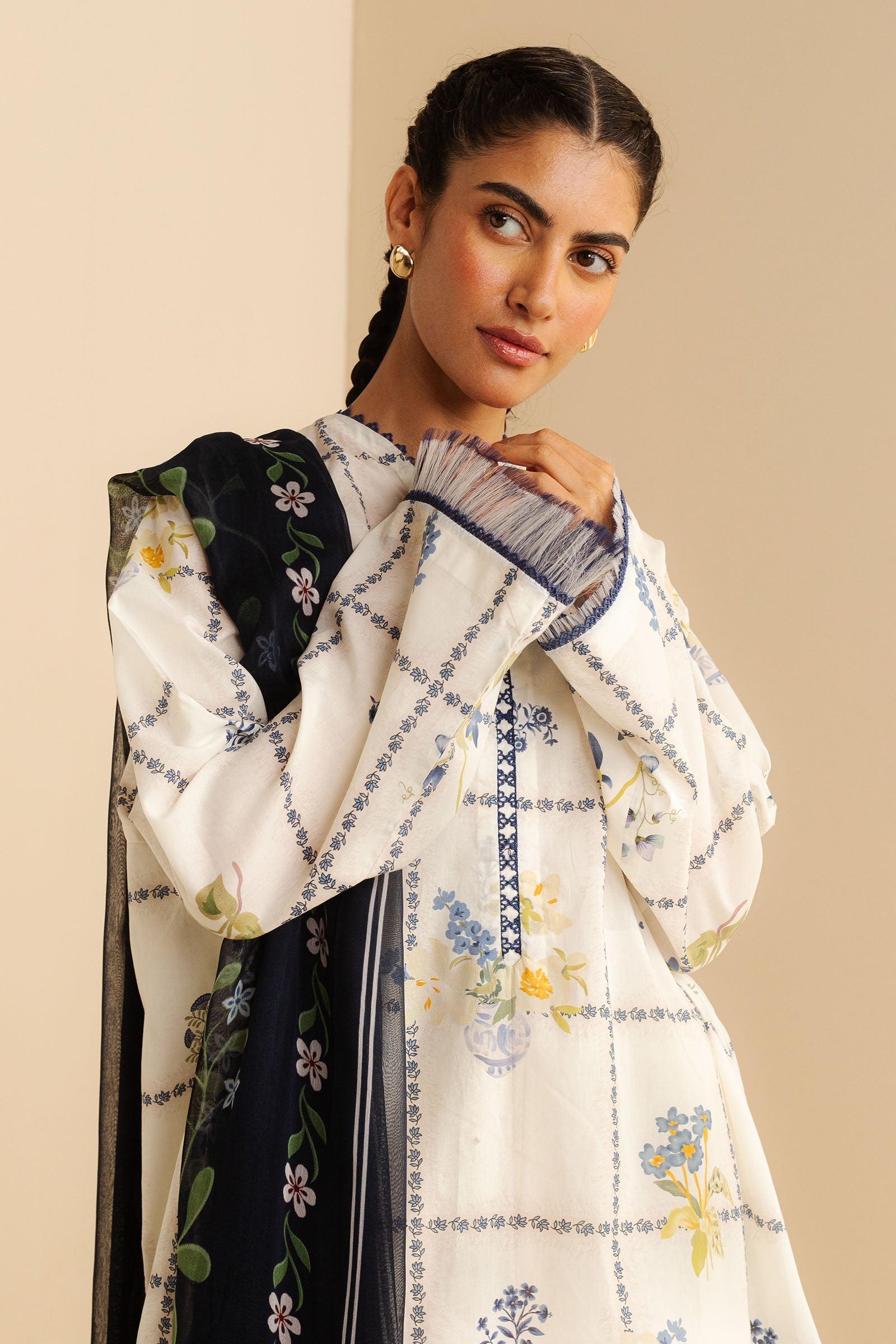 Zara Shahjahan | Coco Prints | Luna-10A by Zara Shahjahan - Designer Dress - Type: Ladies Clothes - Available at Sana Yasir - 100% Original