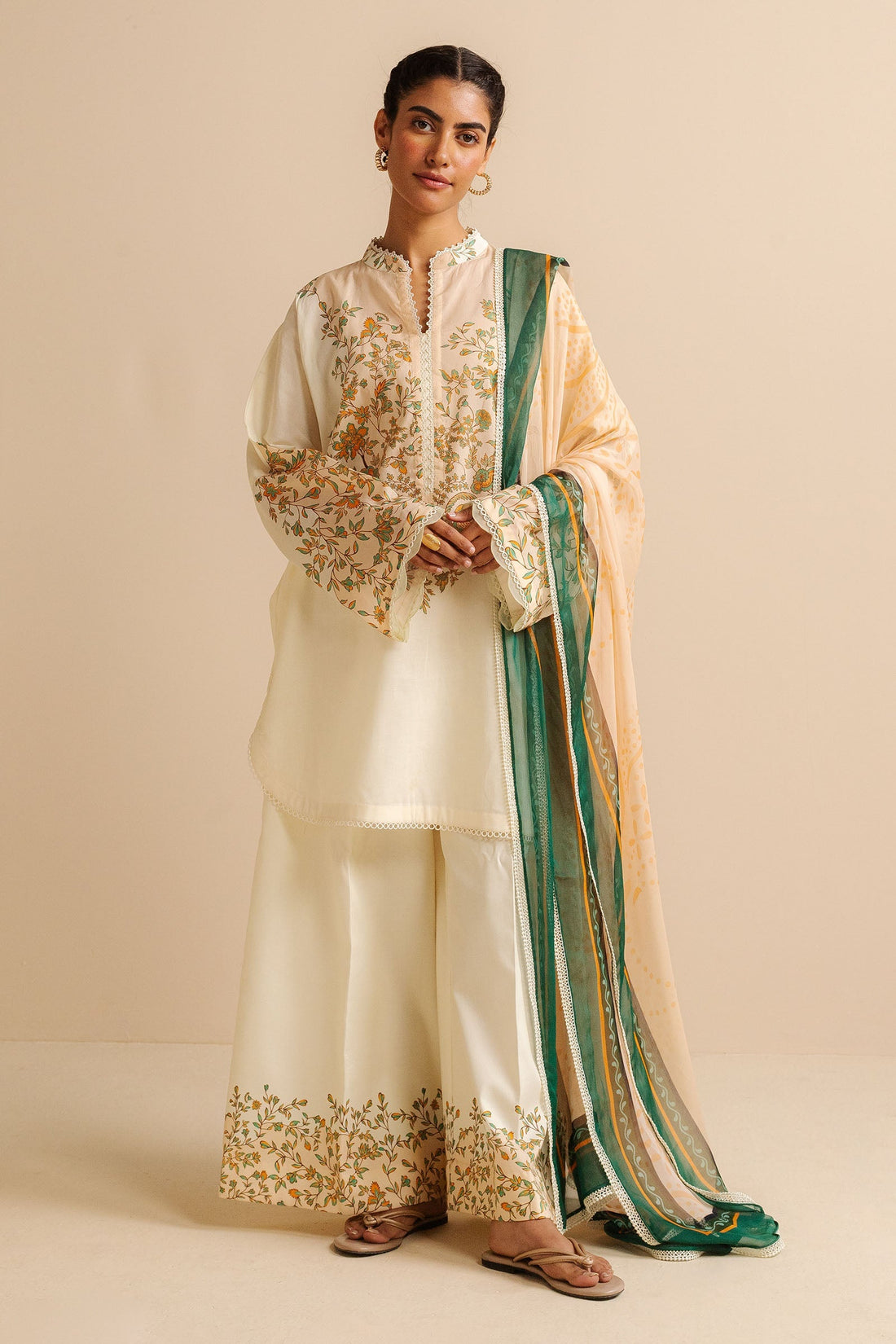 Zara Shahjahan | Coco Prints | Nisa-4A by Zara Shahjahan - Designer Dress - Type: Ladies Clothes - Available at Sana Yasir - 100% Original