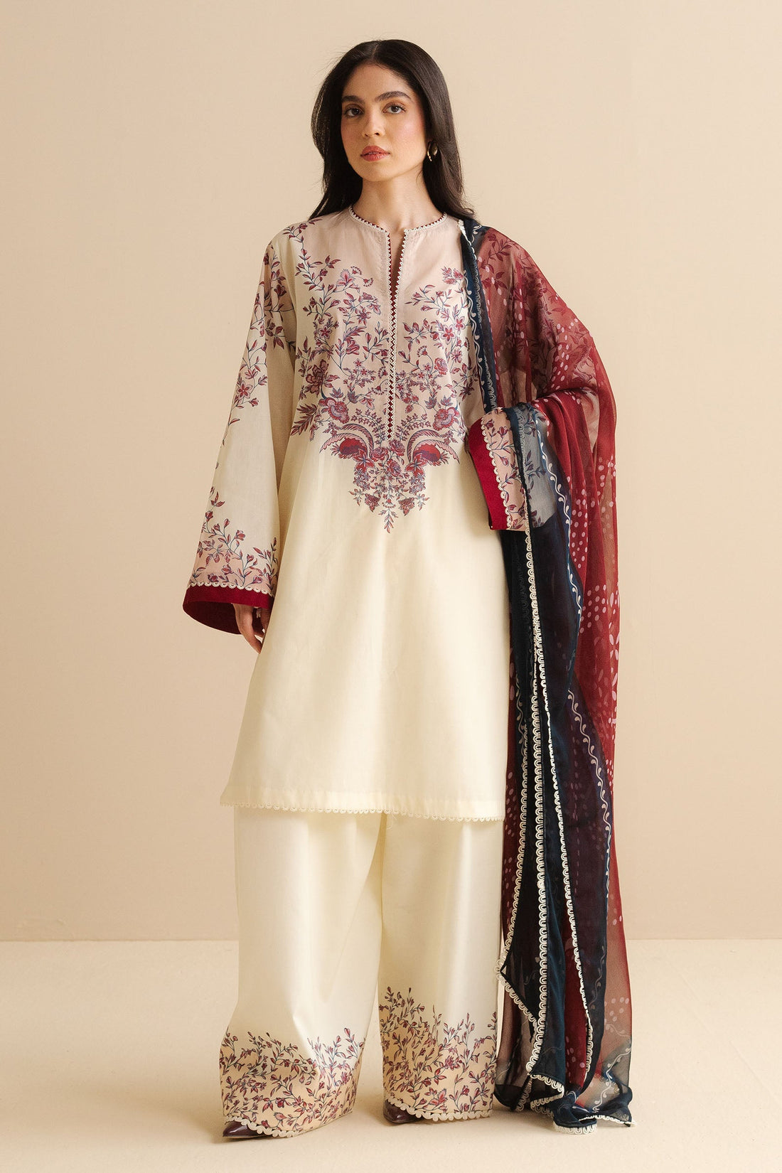 Zara Shahjahan | Coco Prints | Nisa-4B by Zara Shahjahan - Designer Dress - Type: Ladies Clothes - Available at Sana Yasir - 100% Original