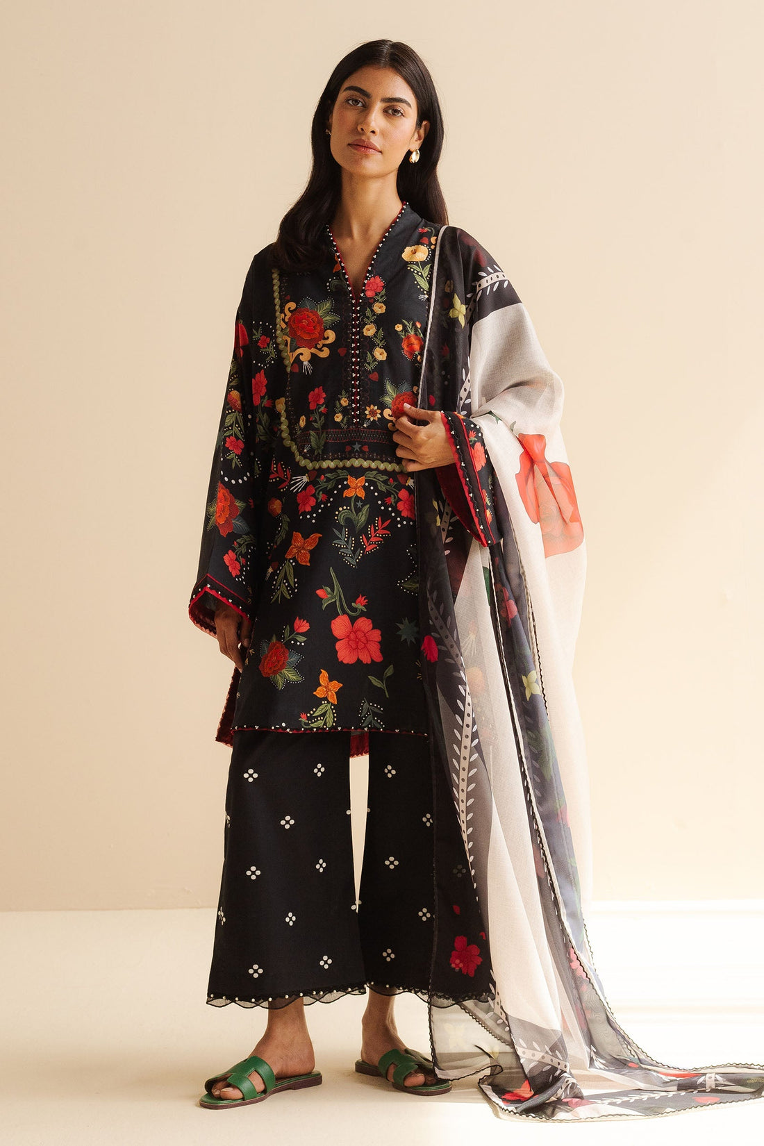 Zara Shahjahan | Coco Prints | Nyra-5A by Zara Shahjahan - Designer Dress - Type: Ladies Clothes - Available at Sana Yasir - 100% Original