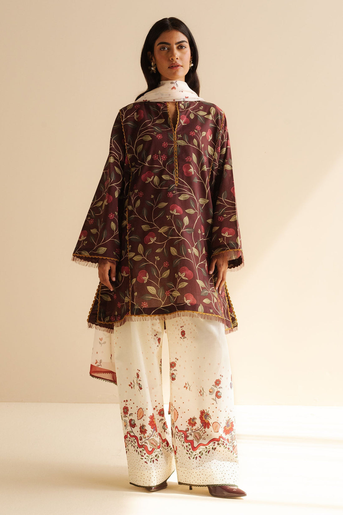 Zara Shahjahan | Coco Prints | Rey-7A by Zara Shahjahan - Designer Dress - Type: Ladies Clothes - Available at Sana Yasir - 100% Original