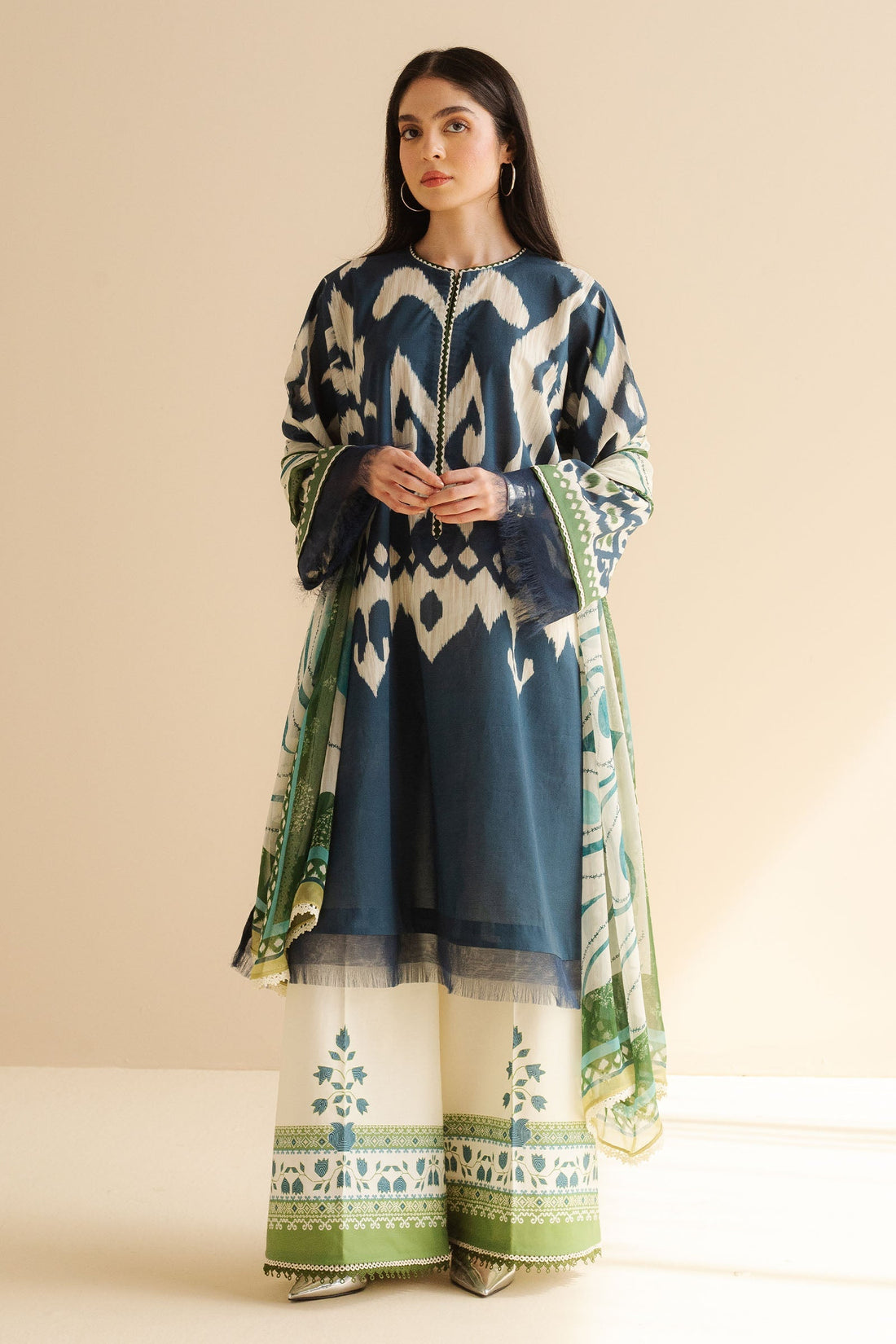 Zara Shahjahan | Coco Prints | Sila-6B by Zara Shahjahan - Designer Dress - Type: Ladies Clothes - Available at Sana Yasir - 100% Original