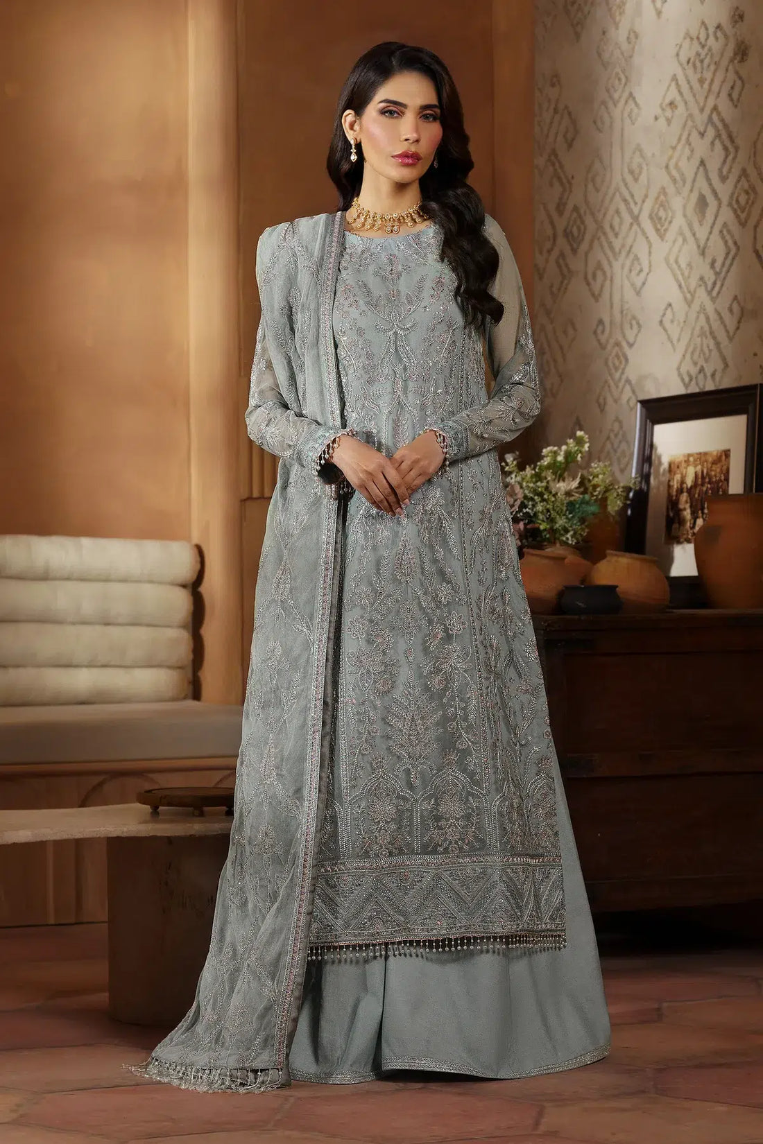 Zarif | Nauroz Festive Formals | ZFN 02 AMROZE by Zarif - Designer Dress - Type: Formal - Available at Sana Yasir - 100% Original