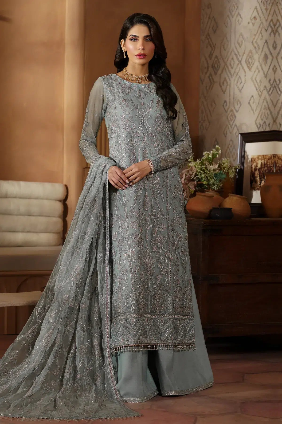 Zarif | Nauroz Festive Formals | ZFN 02 AMROZE by Zarif - Designer Dress - Type: Formal - Available at Sana Yasir - 100% Original