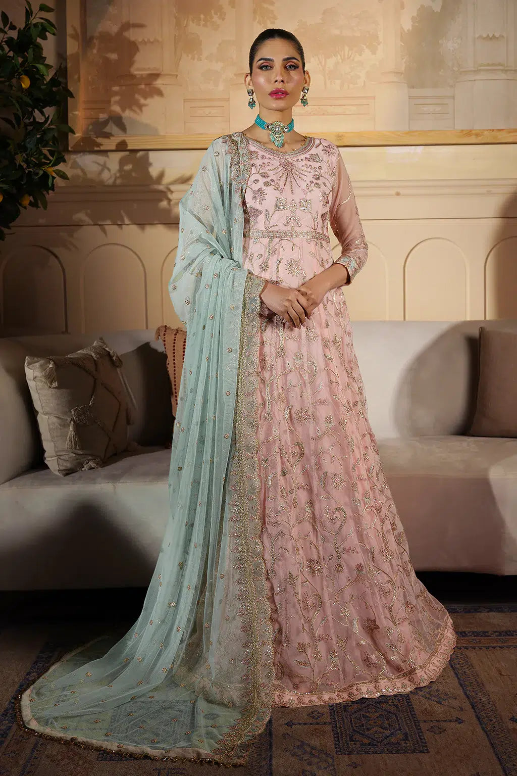 Zarif | Nauroz Festive Formals | ZFN 04 SAMARA by Zarif - Designer Dress - Type: Formal - Available at Sana Yasir - 100% Original
