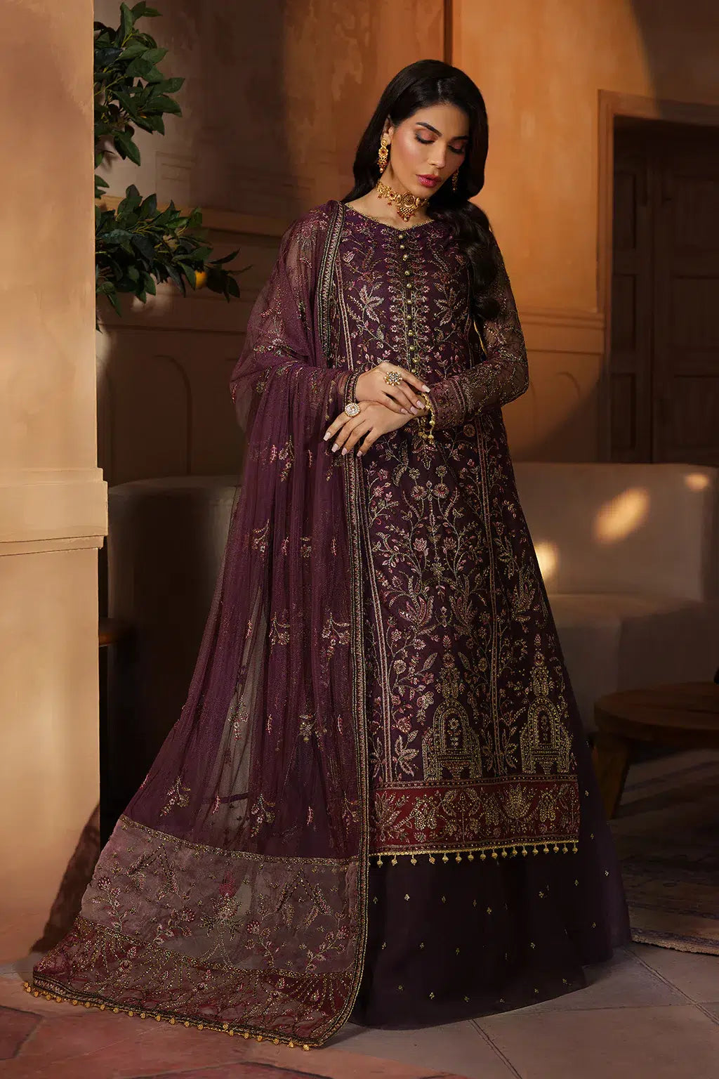 Zarif | Nauroz Festive Formals | ZFN 05 AARZOO by Zarif - Designer Dress - Type: Formal - Available at Sana Yasir - 100% Original