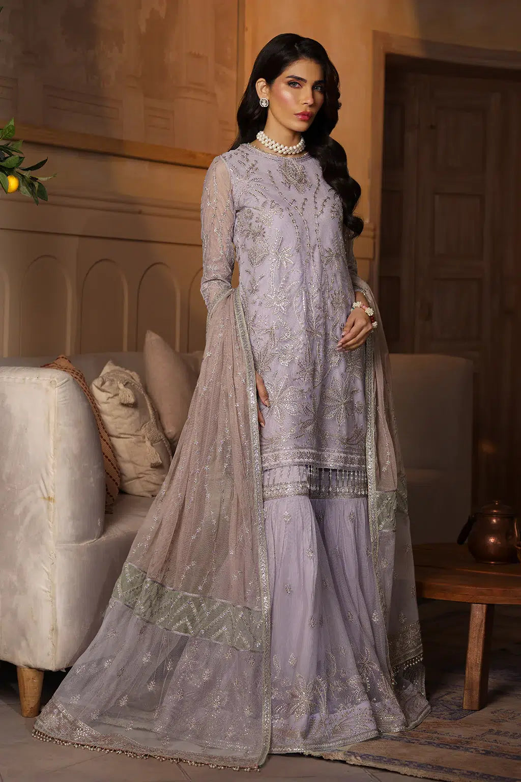 Zarif | Nauroz Festive Formals | ZFN 07 MEHER by Zarif - Designer Dress - Type: Formal - Available at Sana Yasir - 100% Original