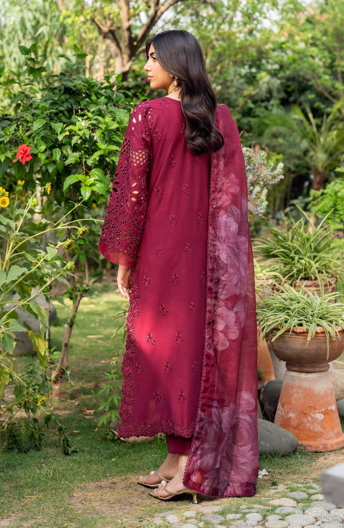 Zarif | Nura Textured Lawn 25 | MORICH by Zarif - Designer Dress - Type: Ladies Clothes - Available at Sana Yasir - 100% Original