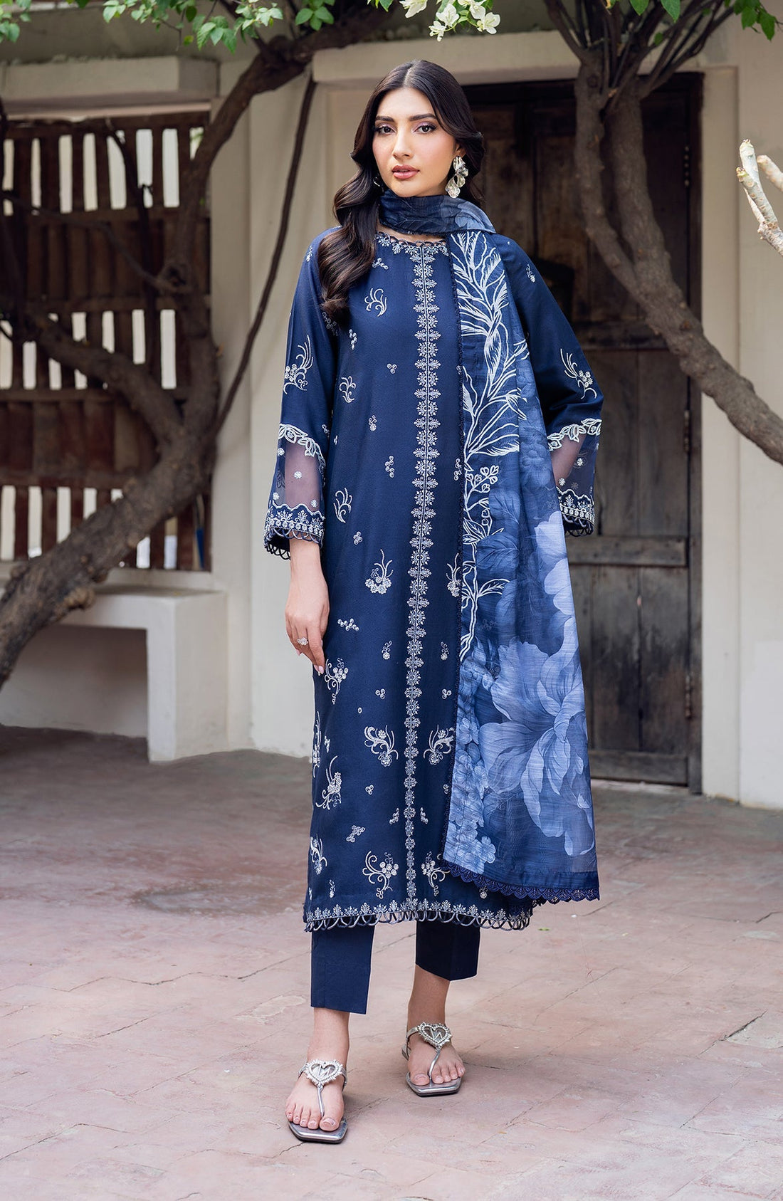 Zarif | Nura Textured Lawn 25 | SEERUM by Zarif - Designer Dress - Type: Ladies Clothes - Available at Sana Yasir - 100% Original
