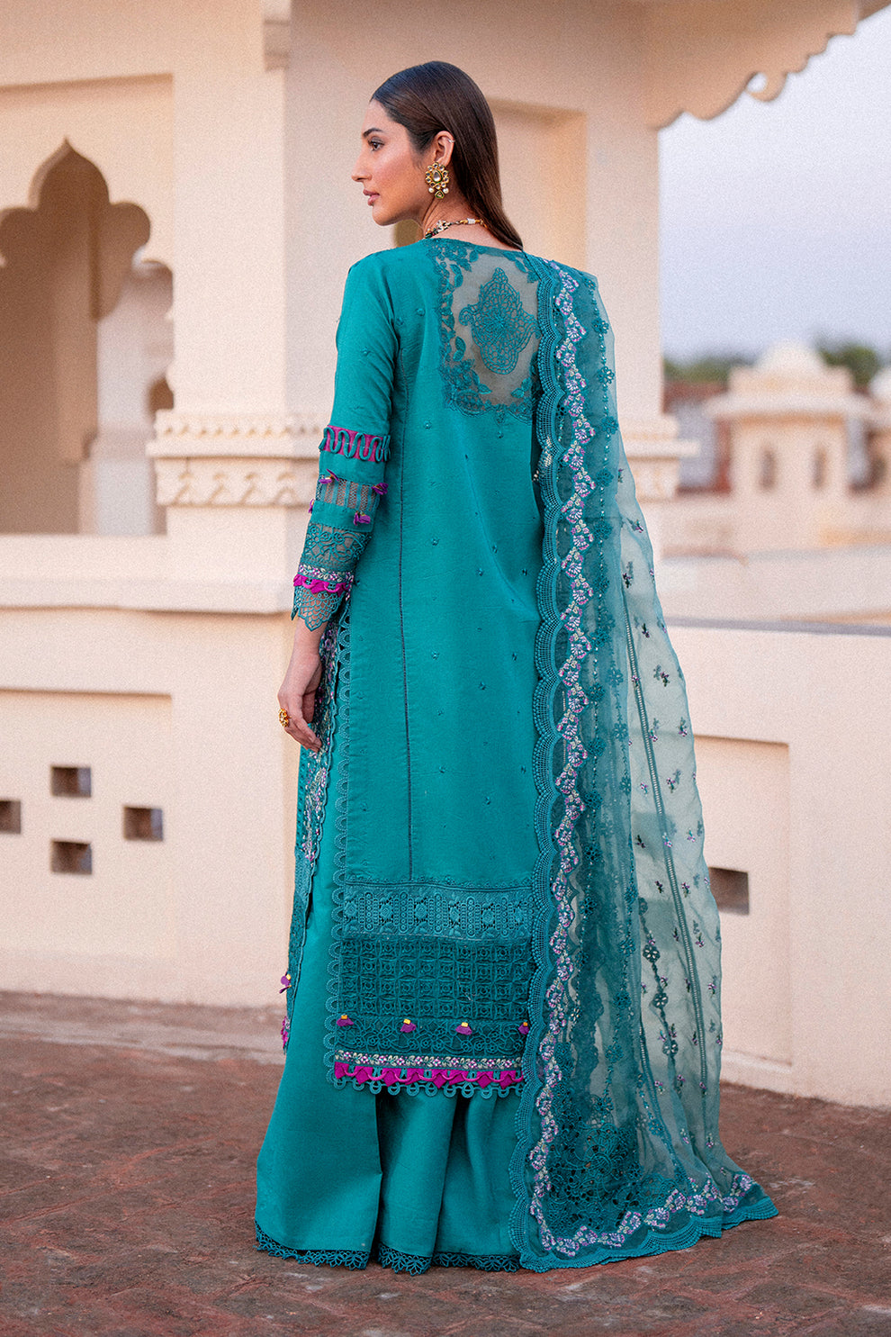 Zarposh | Sangat Lawn | Aaina by Zarposh - Designer Dress - Type: Luxury - Available at Sana Yasir - 100% Original