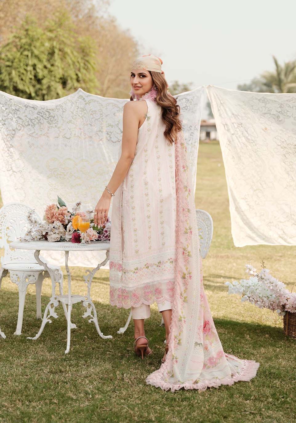 Zarqash | Luxe Lawn 24 | ZQ 5 by Zarqash - Designer Dress - Type: Luxury - Available at Sana Yasir - 100% Original