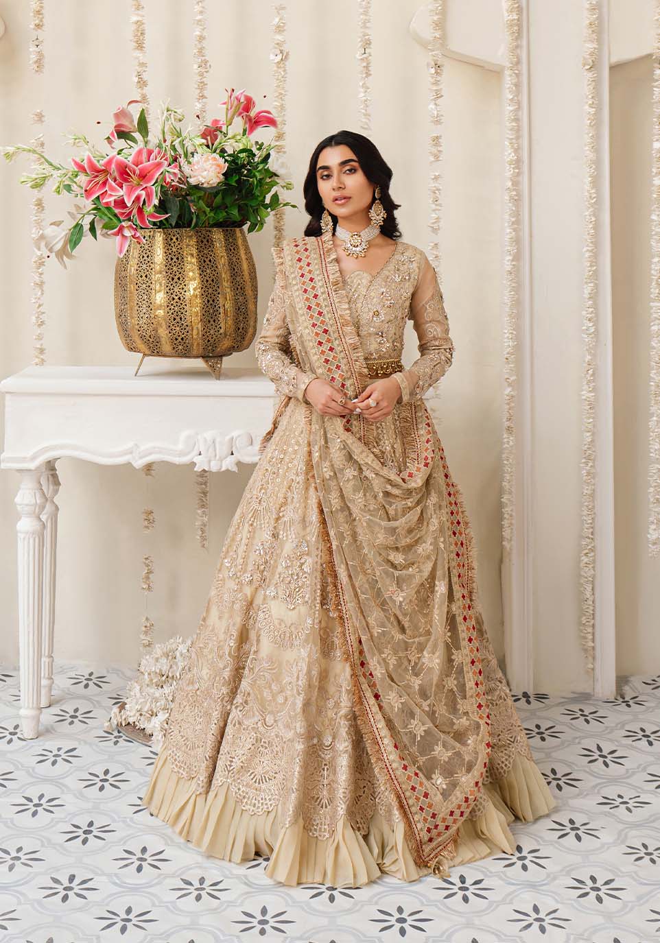 Zarqash | Rubaai Wedding Festive 23 | Deya by Zarqash - Designer Dress - Type: Bridal - Available at Sana Yasir - 100% Original
