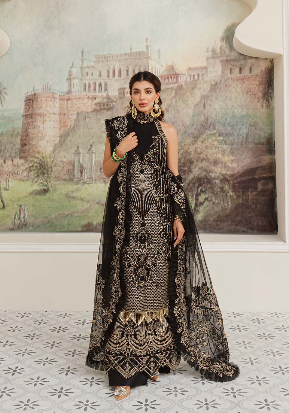 Zarqash | Rubaai Wedding Festive 23 | Lila by Zarqash - Designer Dress - Type: Bridal - Available at Sana Yasir - 100% Original
