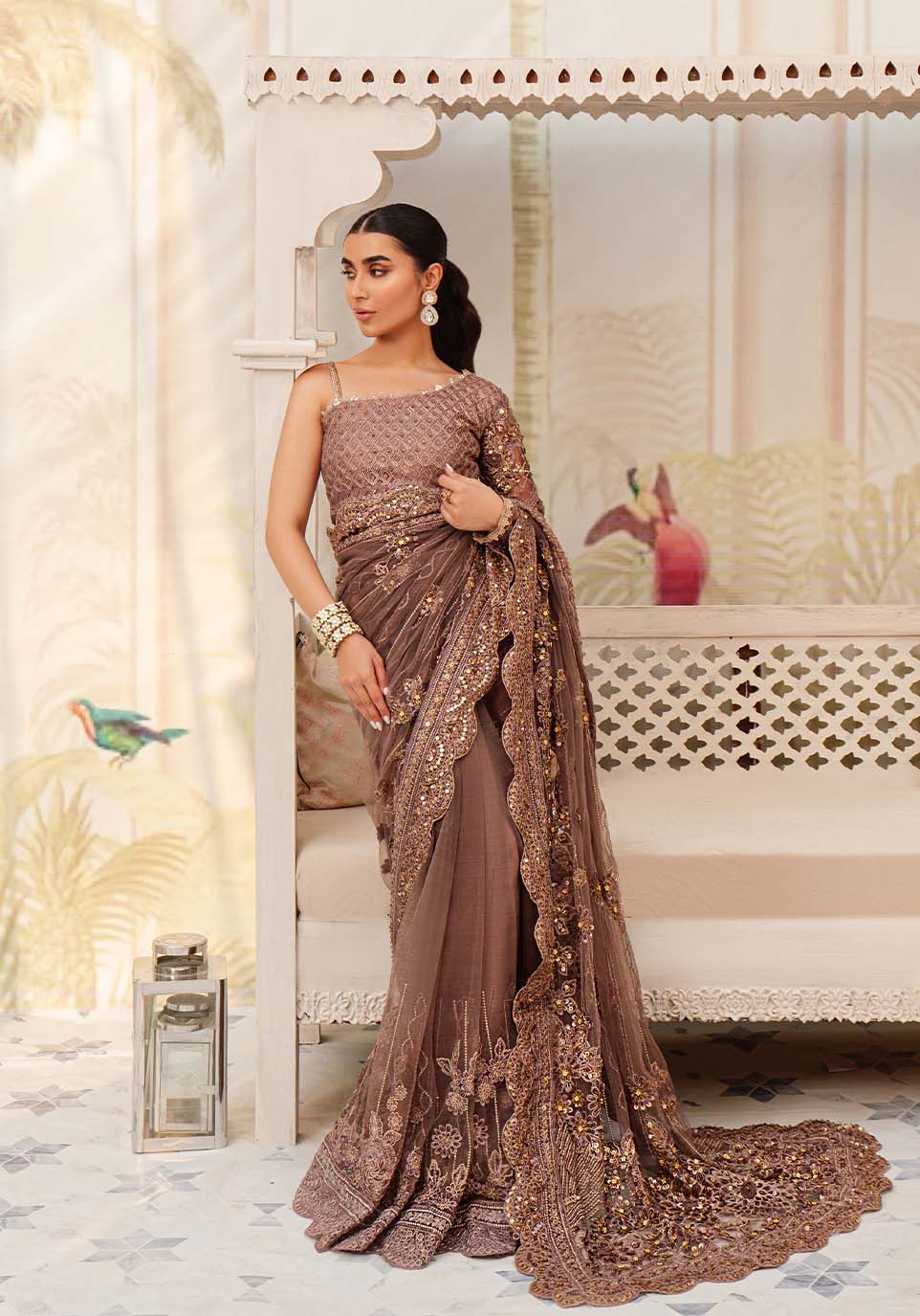 Zarqash | Rubaai Wedding Festive 23 | Nora by Zarqash - Designer Dress - Type: Formal - Available at Sana Yasir - 100% Original