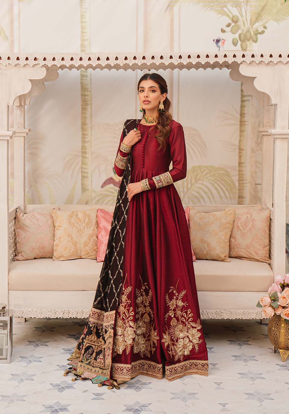 Zarqash | Rubaai Wedding Festive 23 | Zane by Zarqash - Designer Dress - Type: Formal - Available at Sana Yasir - 100% Original